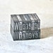Metal Printer's Type - Whenever/Wherever