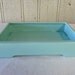 Vintage Franciscan Blue Rectangular Tray - Tabletop or Serving - 1940s - TREASURY ITEM