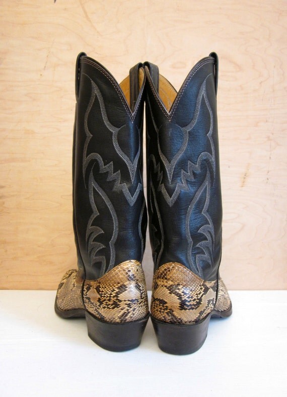 authentic snakeskin boots