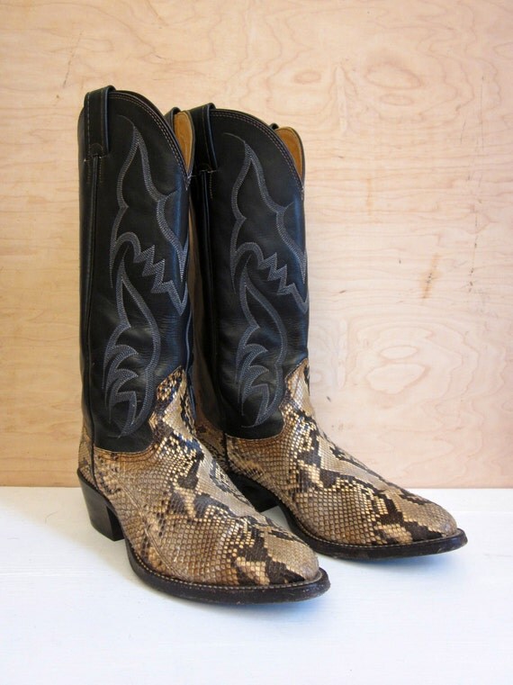 authentic snake skin boots