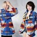 vintage 70's PENDLETON vibrant southwest aztec navajo coat women's
