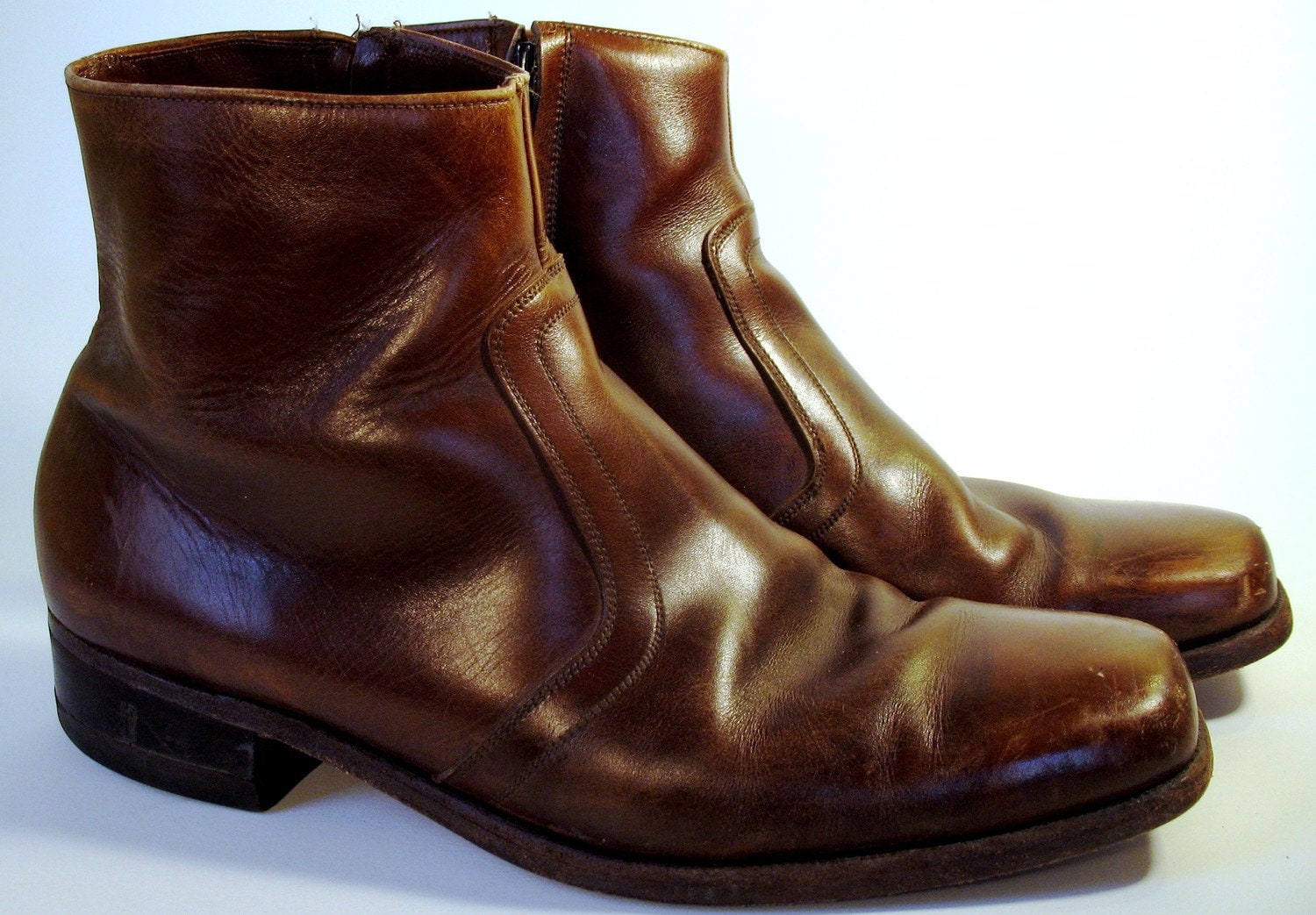 Vintage 1960s Leather Beatle's Boots Florsheim Men's