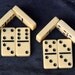 16 Dominos Game Pieces for use in your art or jewelry creation