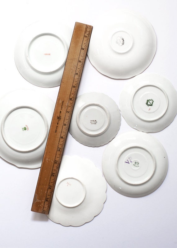 Small China Plates Instant Collection Cottage Shabby Decor