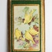 Florentine Bird Picture Plaque Gold Wood Cottage Decor Shabby