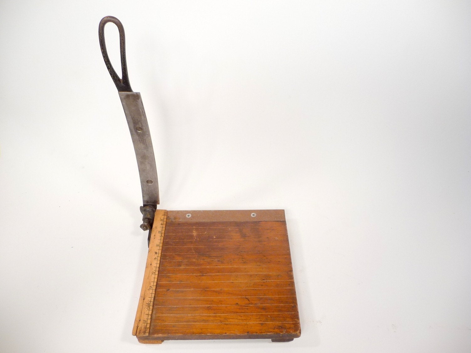 Antique handmade wooden Paper Cutting board