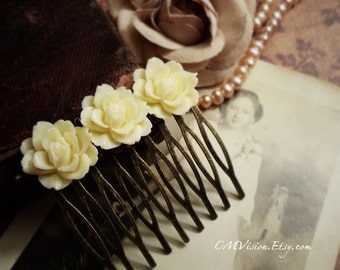 Lot of 10pcs of Antiqued PURE Brass Bridal Party 55x47mm Ornate Filigree 9 Teeth Comb Base HIGH QUALITY Wq Sc5
