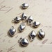 20pcs of Antiqued Silver 7mm 3D CUTE Heart of Love Charms Pendants, Extender Drops, little embellishments M53-Rd