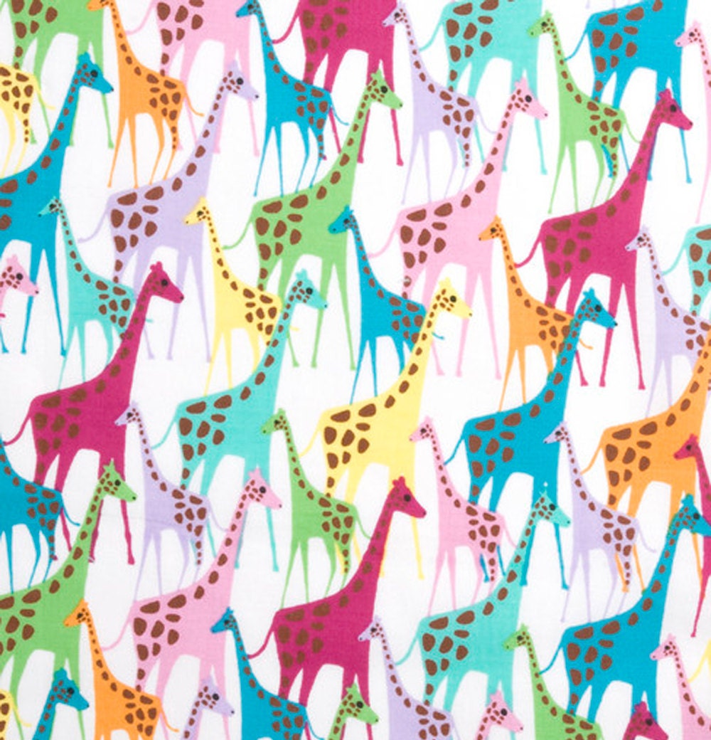 Giraffes Fabric 1 yard