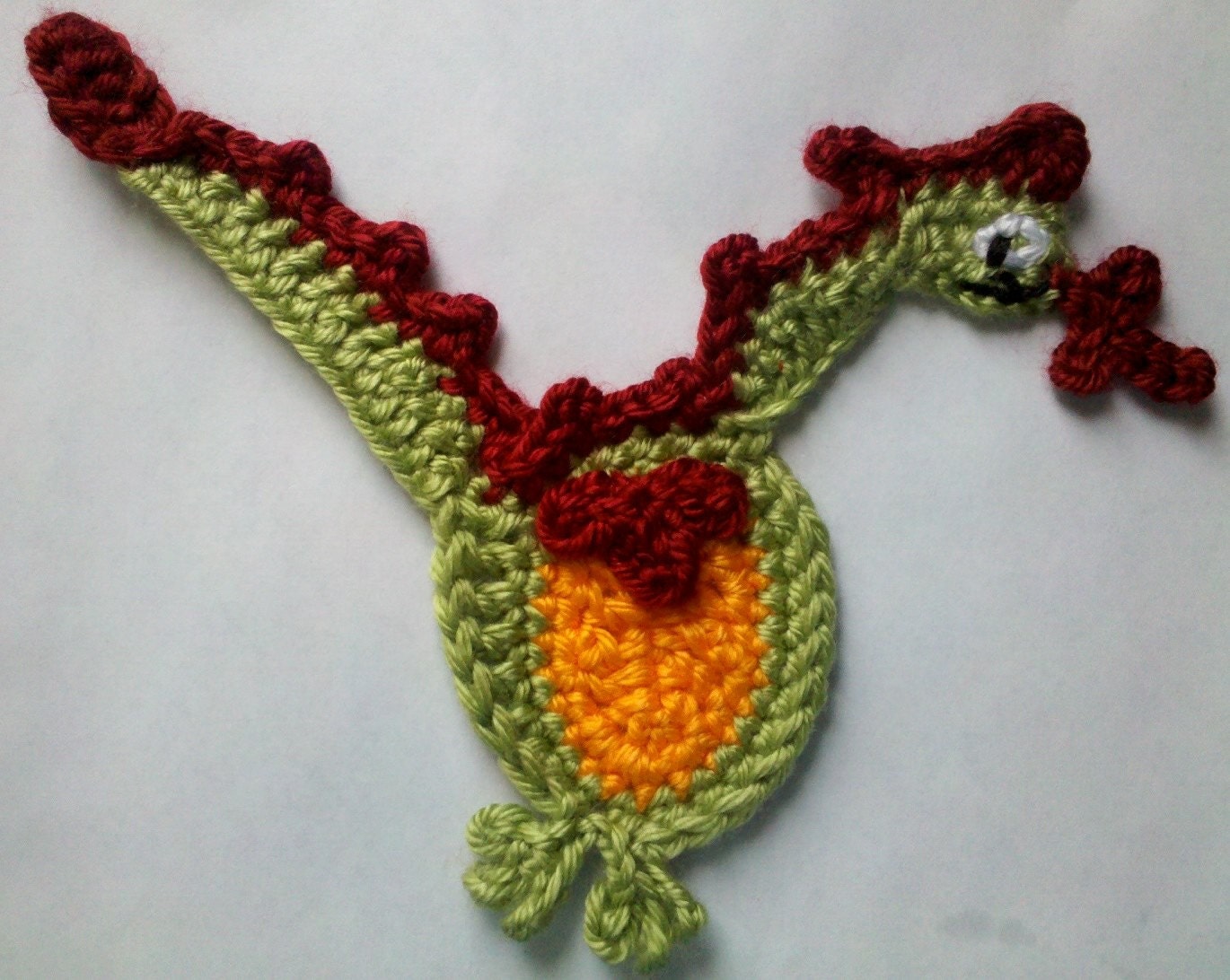 dragon-crochet-applique-handmade