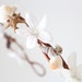 Beach Wedding Flower Crown, Seashells, Starfish, White Tiara, wedding accessory, bridal headpiece - LAYLA -