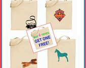 Canvas Tote Bag - Reusable Grocery Bags - GIFT BAGS - Buy 4 Get One ...