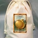 Eco Friendly Reusable Grocery Produce Bags - With Vintage Fruits and Vegetables Labels - Onions