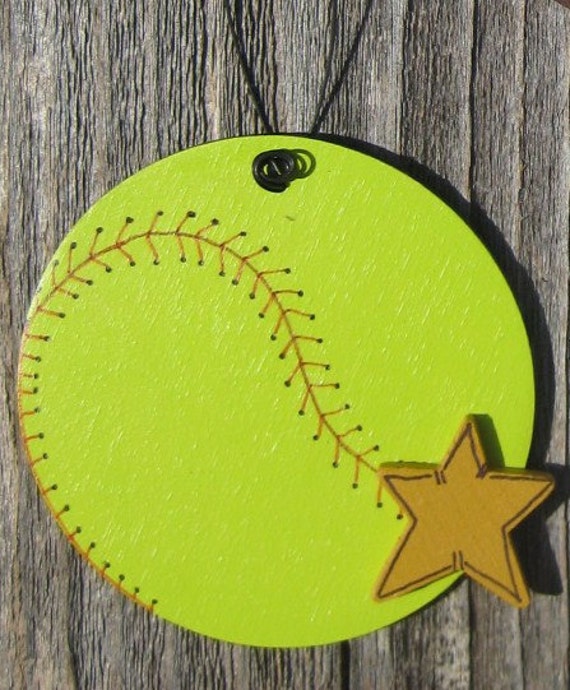 Softball ornament ball ornament Personalized for free