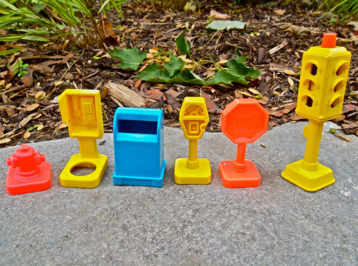 Fisher Price Main Street Accessories by LittleCityVintage on Etsy