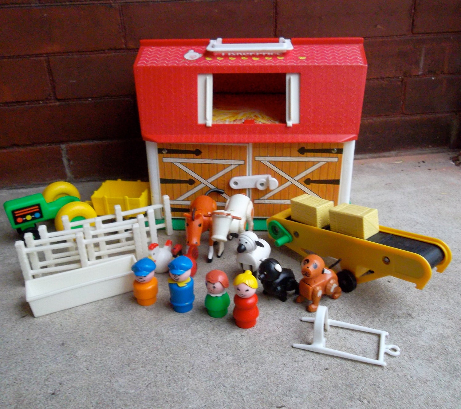 Fisher Price Farm Set Rare European Version by LittleCityVintage