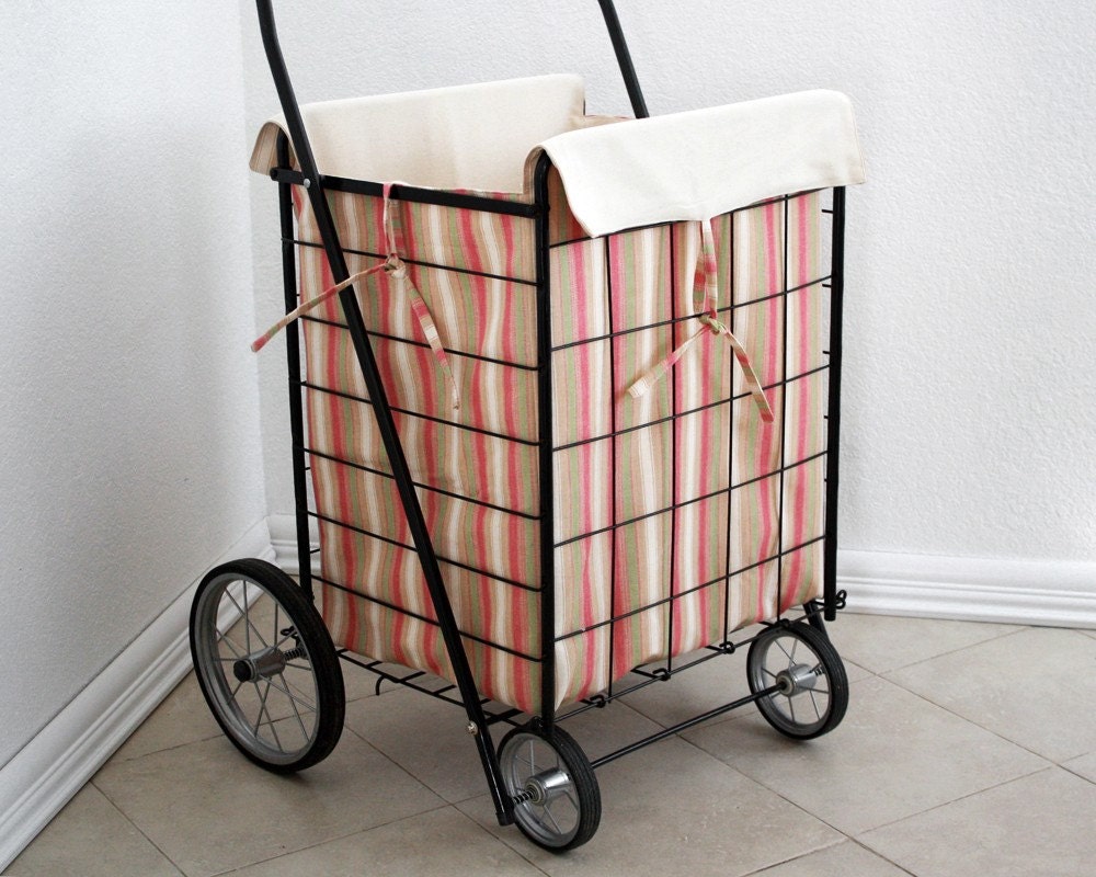 Striped Flea Market Cart Liner