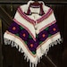 Vintage Hippie Authentic 70s BoHo Fringe Poncho