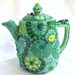Wild Green Mosaic Teapot