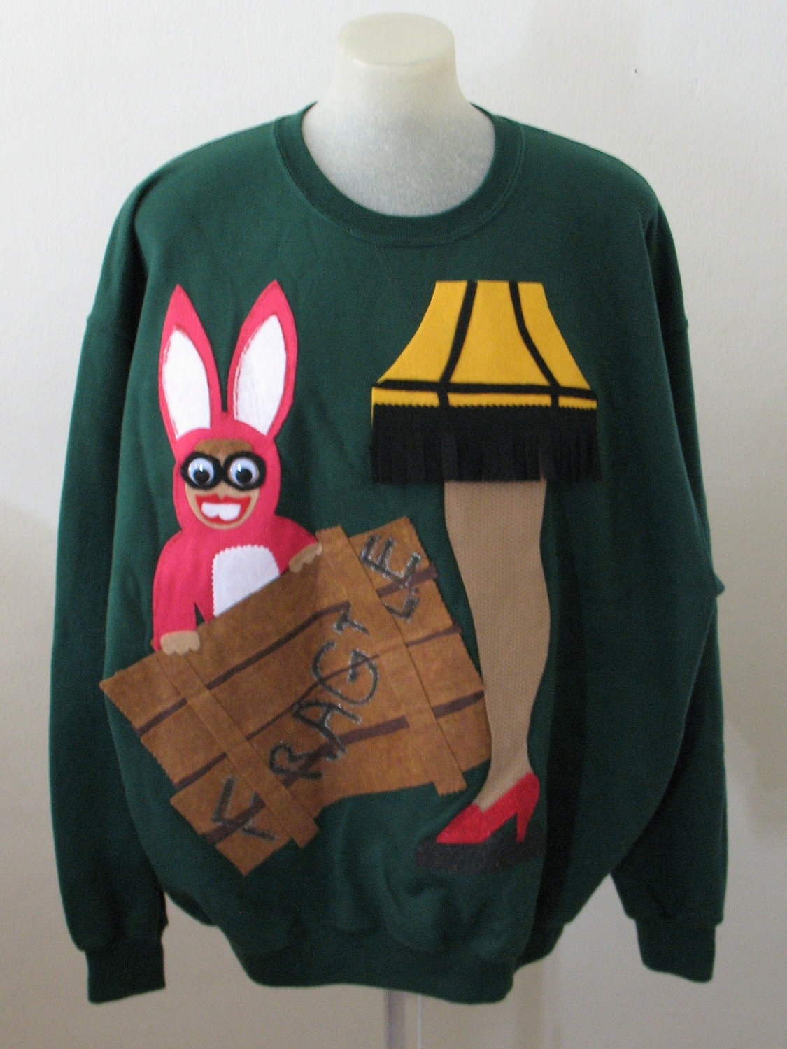 Items similar to Funny Hillarious Ugly Christmas Sweater A Christmas Story Bu