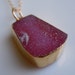 Bold Druzy Necklace, Druzy Necklace in Burgundy Red