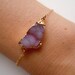Druzy Bracelet in Pink
