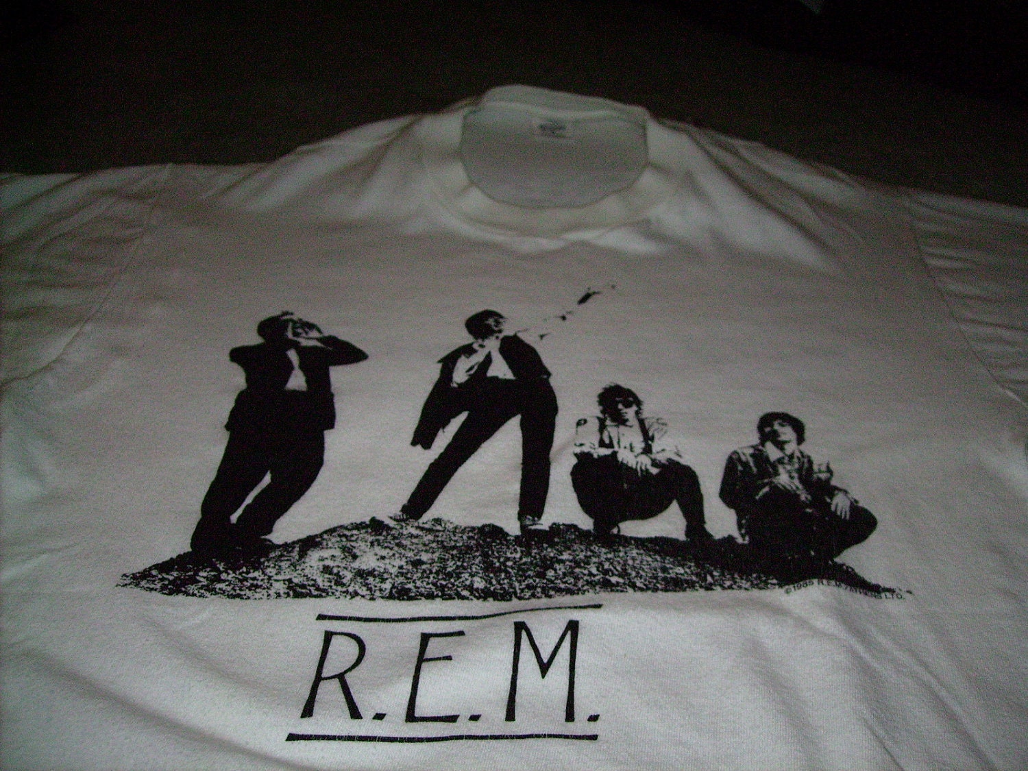 Vintage R.E.M. Tshirt 1985 Fables Of the Reconstruction Black