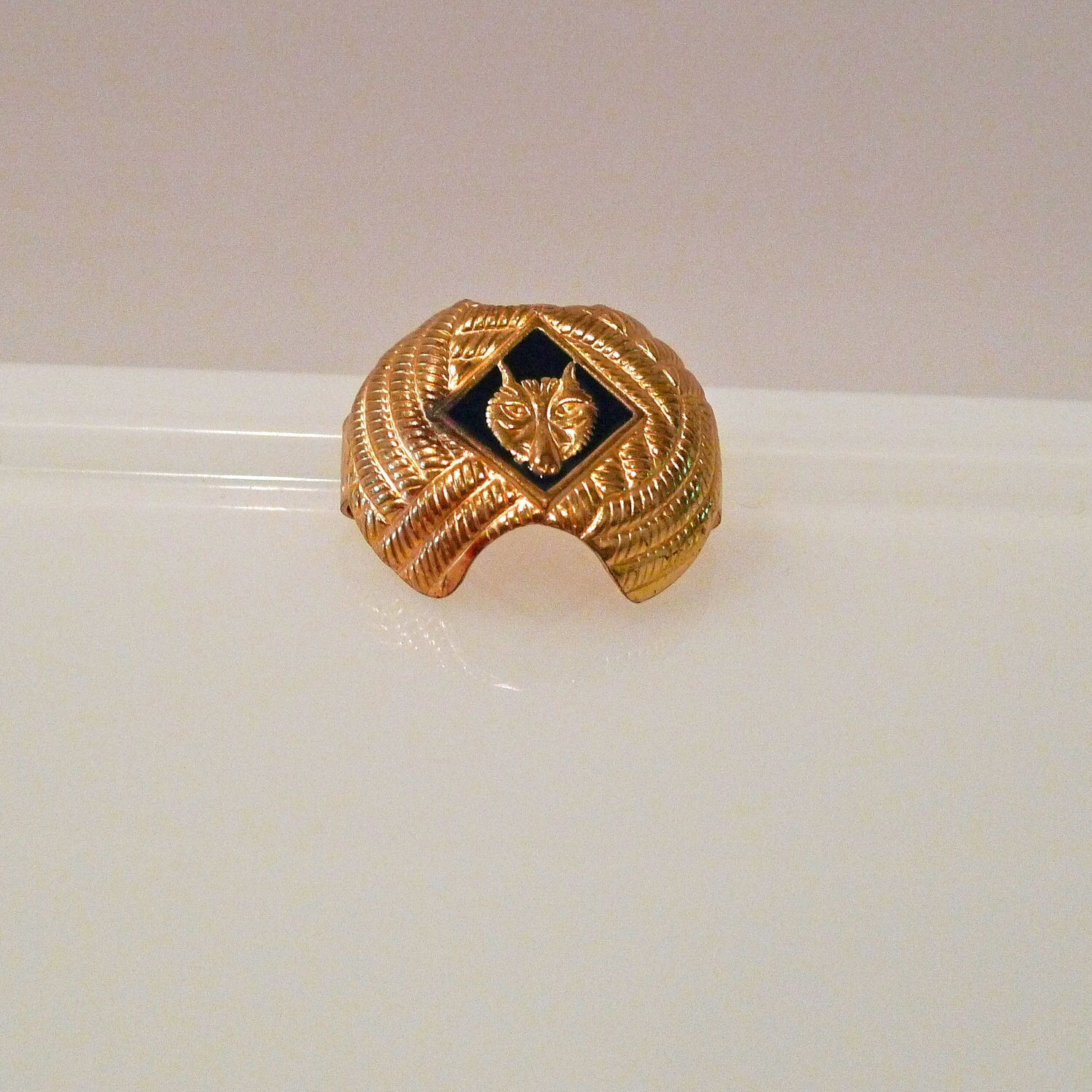 Cub scout Scarf slide neckerchief holder woggle by plattermatter