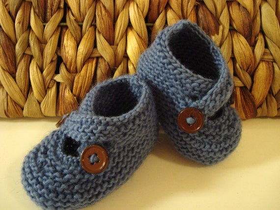 Tivoli Blue Baby Shoes Baby Booties Baby Photo Prop Baby Gifts