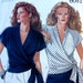 Vintage 1980s New Look 6081 Misses Top with side tie