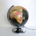 Vintage 1948 Glass Illuminated 12" Starlight World Globe - TREASURY PICK