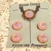 Vintage Pink Victorian Style Button Covers