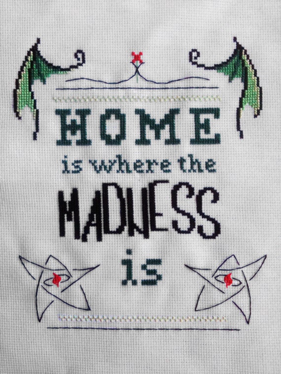 Download Home is Where the Madness Is PDF Cthulhu Cross Stitch
