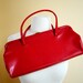 50s Style Mad Men Red Handbag