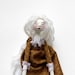 Art Doll - Angélique - Original Handmade Paper Clay Doll - One Of A Kind