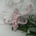 wall hook swivel arm shabby chic victorian style antiqued soft pink jewelry hook holder towel holder towel hook cottage chic beach house