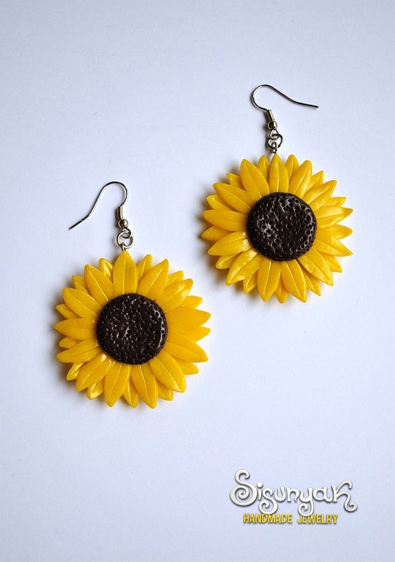 Sunflower Earrings