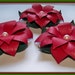 Handmade Paper Flower Gorgeous Red Poinsettia flower