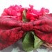 Luscious Lipstick Red Amazing Cotton and Lace WoW Hair Bow, Pin up Girl, Scene, Rave, Lolita, Victorian Desire Hair Play XOXO