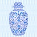 Ming Blue Chinoiserie Ginger Jar 8x10 Giclee