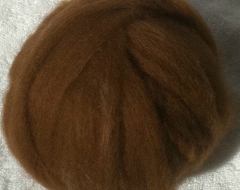 2oz Roving Lt Brown Alpaca Milk fiber Spin Felt Fiber