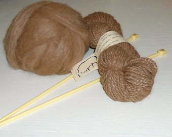 Alpaca Bamboo Fiber- Felt Rovings - Roving Spinning - Alpaca Roving 4oz from Colorado