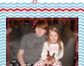 CHRISTMAS PHOTO CARD - Digital Photo Card - Holiday Photo Card - Chevron photo card - Have Yourself a Merry Little Christmas Il_170x135