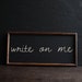 Wooden Chalkboard Wall Sign Frame