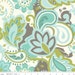 Emily Taylor for Riley Blake Designs - Verona - Main in Teal - Cotton Fabric - 1 Yard