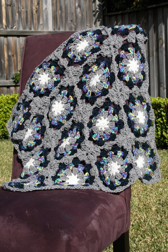 RESERVED Queen Size Dreamcatcher Crochet Blanket & Mini Me