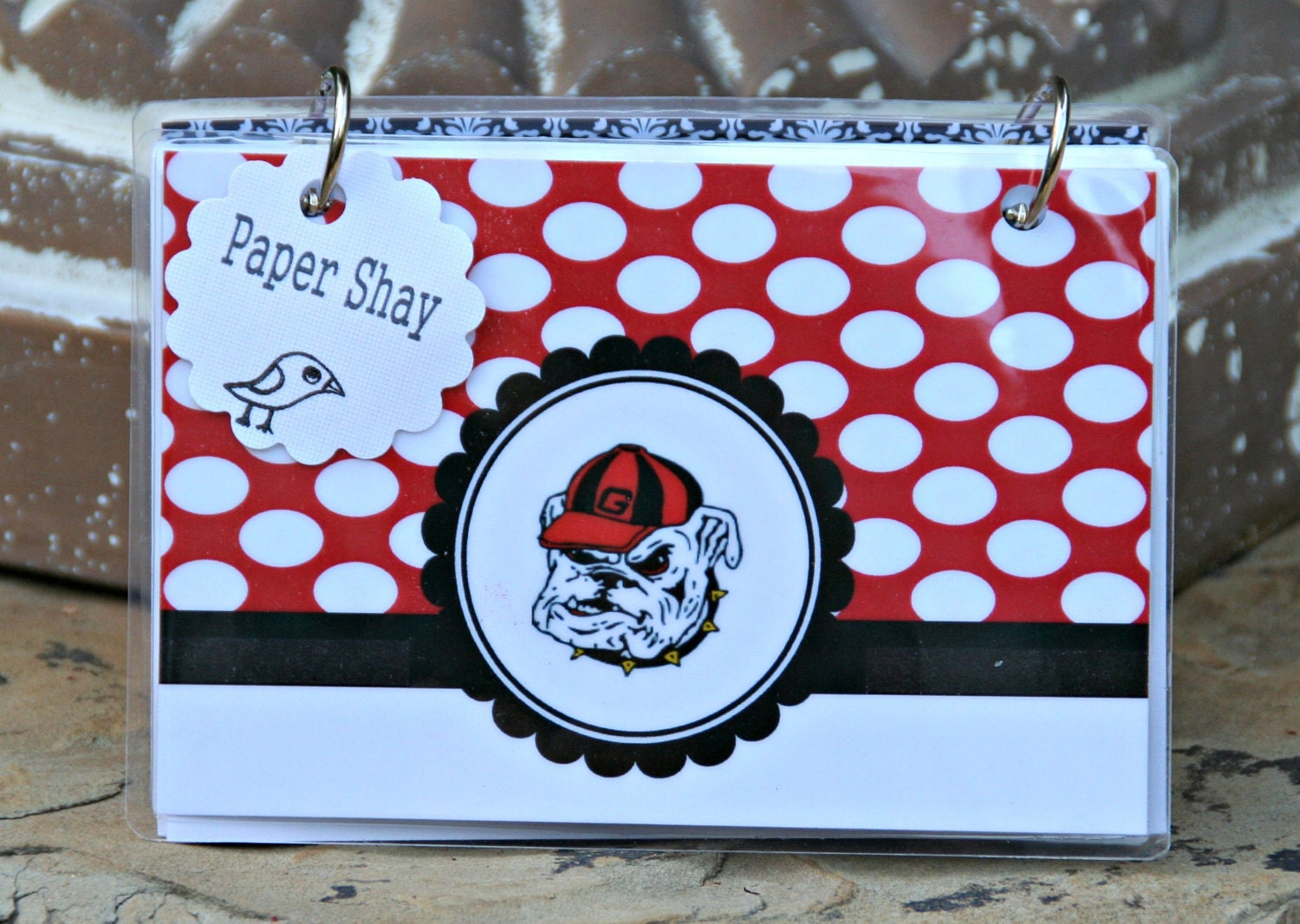 Index Card Binder 4 x 6 Index Card Holder Personalized