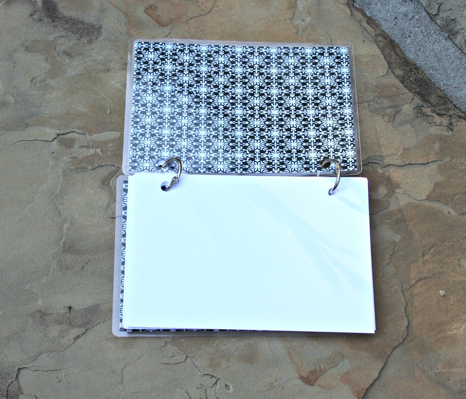 Index Card Binder 4 x 6 Index Card Holder by PaperShay on Etsy
