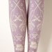 Pirate Printed Tights Nautical Extra Large Plus Size Octopus Narwhal White Lavender Women