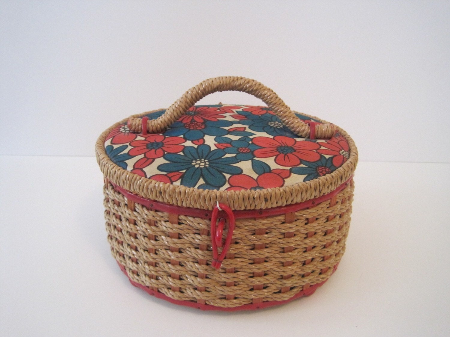 Vintage Singer Sewing Basket